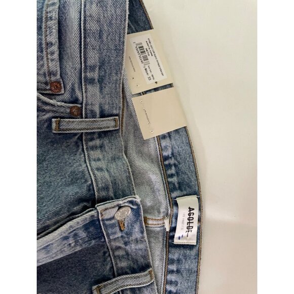 AGOLDE Wyman Low Rise Vintage Straight Leg Jeans Blue Denim in Ratio Size 33 NWT - Picture 7 of 8